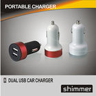 アルミニウム小型二重 USB 車 CHARGER/Iphone の充電器/車の付属品
