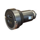 5VDC 3100 Ma の黒 LED 小型 Usb 車の充電器のアダプター 12 - Ipad、IPod の GPS 装置 CA5533 のための 24v