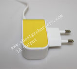 中国製かなり新製品の黄色の ABS 物質的な Apple の iphone 旅行充電器