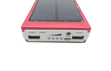 二重 USB の出力が付いているリチウム電池 10000mAh 容量の太陽エネルギー銀行