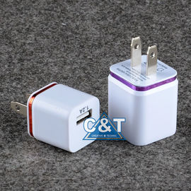 デュアル ポート 3.1A Usb の交流電力のアダプターのツートーン家の Iphone 6 の壁の充電器