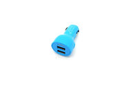 青い Smartphones のための 1 つの普遍的な USB 車の充電器 LED ライトに付き 2 つ