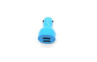 青い Smartphones のための 1 つの普遍的な USB 車の充電器 LED ライトに付き 2 つ