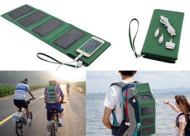 作り付け 7000mAh 李ポリマー力銀行 1.5W トーチを持つ 5W Foldable 太陽充電器