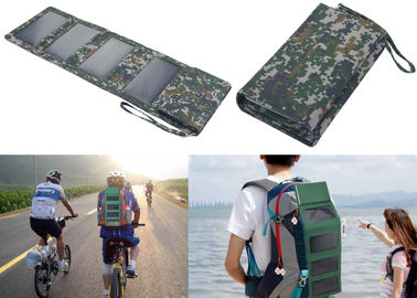 作り付け 7000mAh 李ポリマー力銀行 1.5W トーチを持つ 5W Foldable 太陽充電器