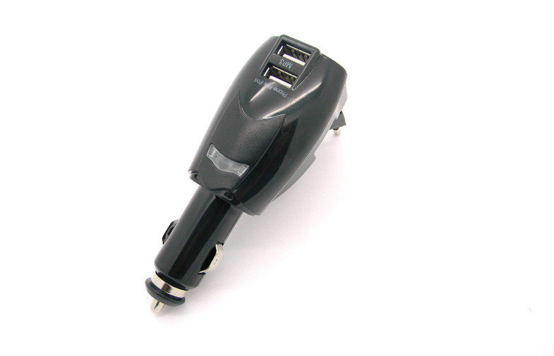 1 つの普遍的な USB 移動式車の充電器 5V 3.0A の低温に付き 2 つ、短絡
