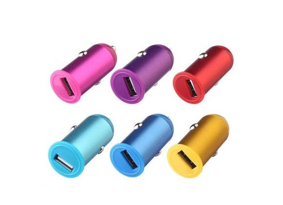 多彩な小型 Iphone USB 車の充電器のアダプター、携帯電話の普遍的な充電器のアダプター