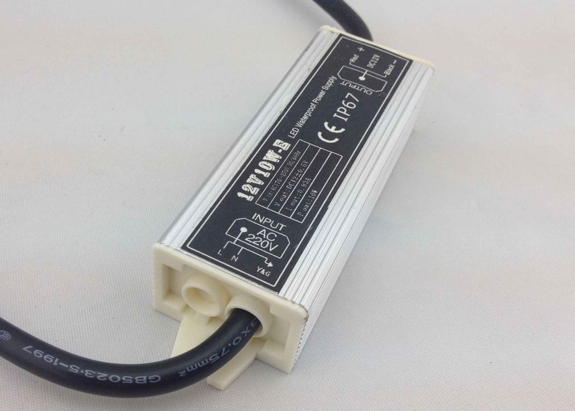 DC LED の防水電源、金属の貝の適用範囲が広いストリップの電源への 10 の W AC
